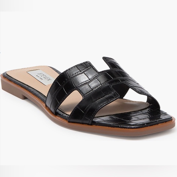 Steven New York Shoes - Steven New York Harlien Slide Sandals Crocodile